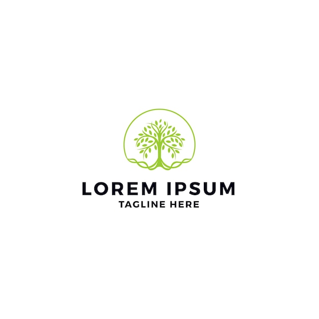 Inspiración del diseño del logo de Tree of Life