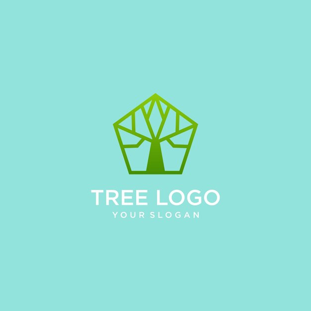 inspiración para el diseño del logotipo del árbol