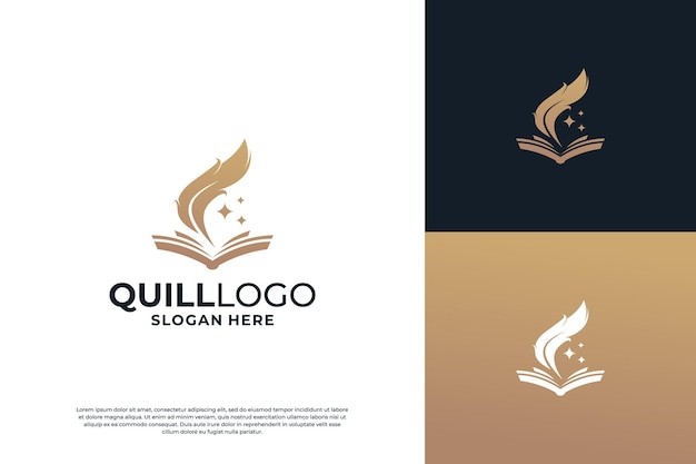 Inspiración para el diseño del logotipo del autor de lujo