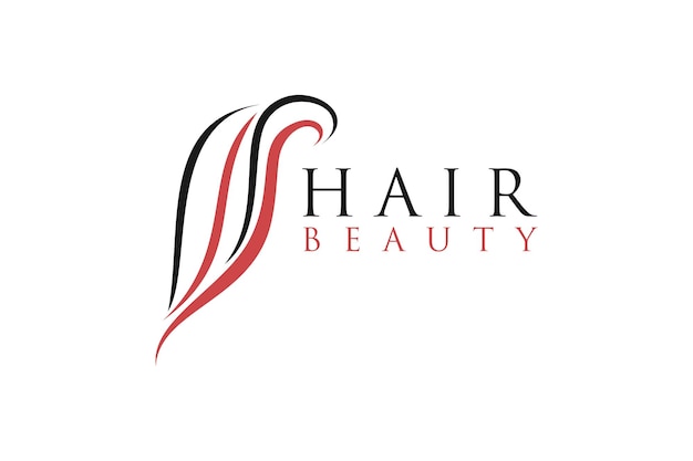 Inspiración en el diseño del logotipo de Beauty Hair minimalista