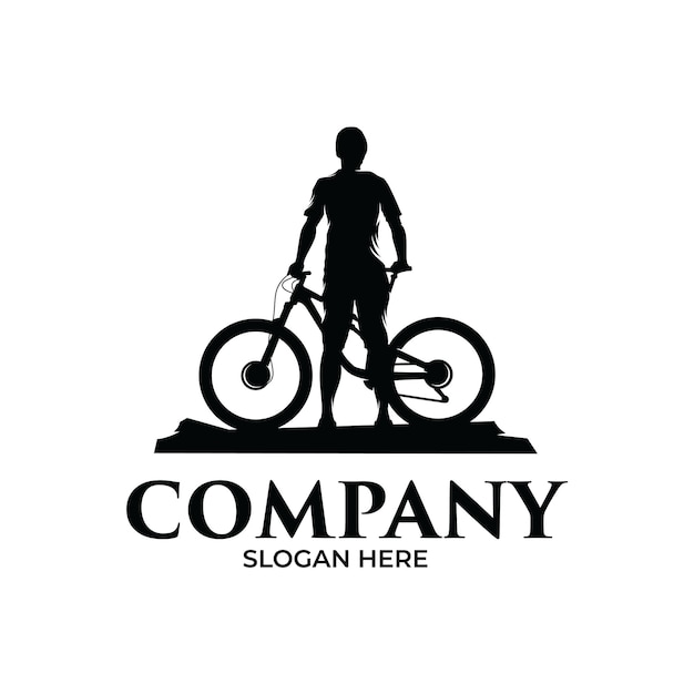 Inspiración en el diseño del logotipo de bicicleta de carretera