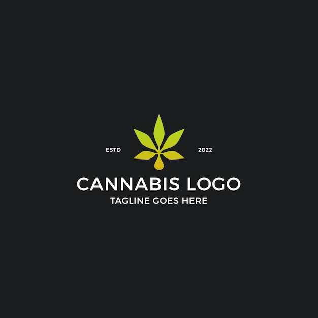 Inspiración en el diseño del logotipo de cannabis