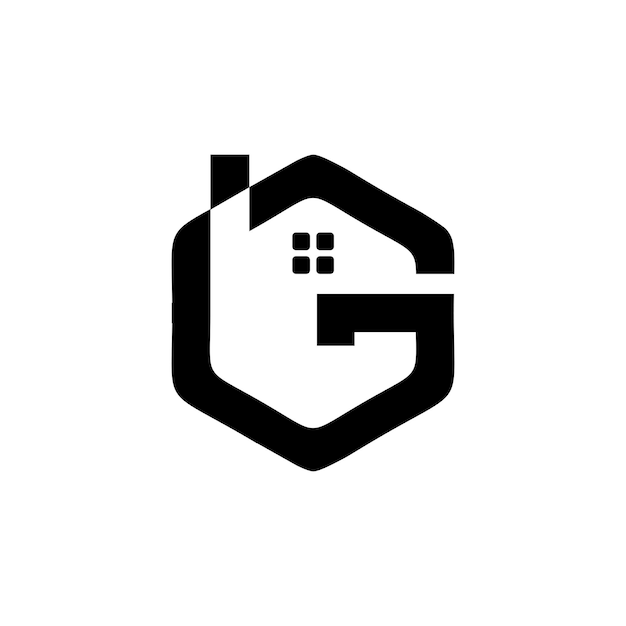 Inspiración en el diseño del logotipo de la casa de la letra G