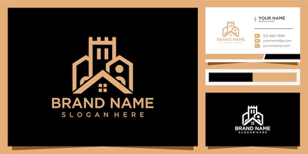 Inspiración en el diseño del logotipo de Castle Real Estate