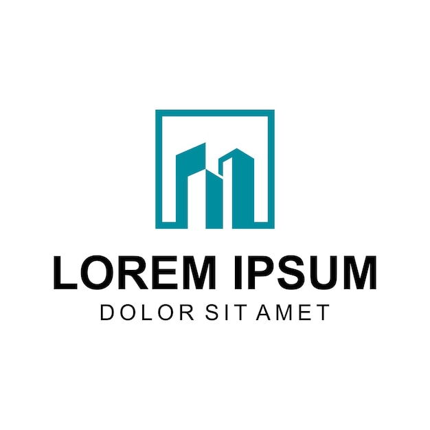 Inspiración en el diseño del logotipo del edificio inmobiliario.