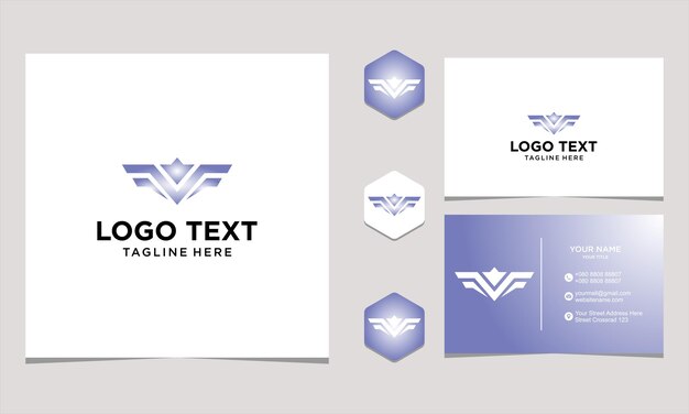 Inspiración de diseño de logotipo para empresa y tarjeta de visita vector premium Vector Premium