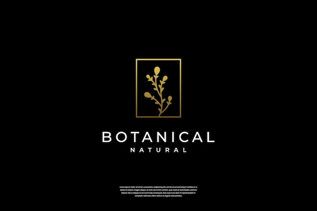 inspiración de diseño de logotipo de flor abstracta