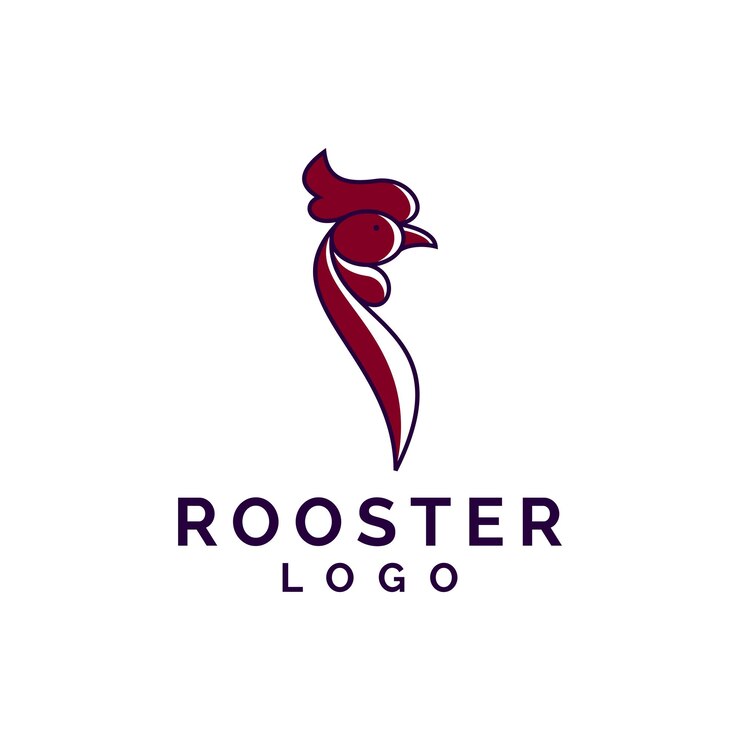 inspiración para el diseño del logotipo de gallo
