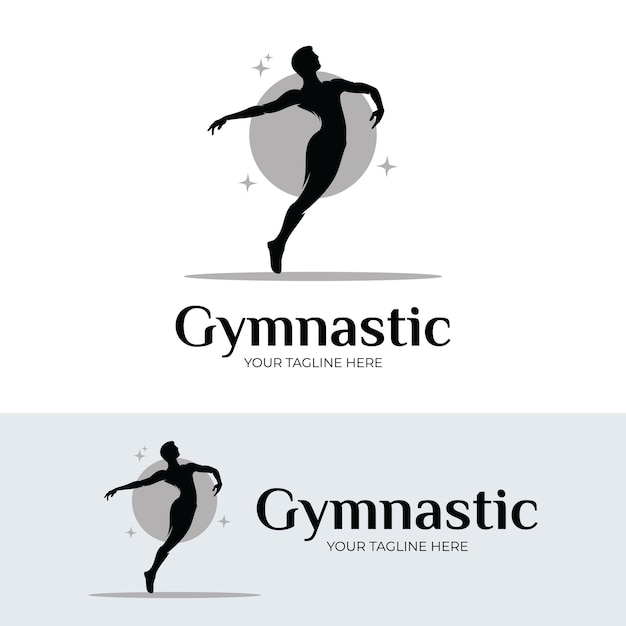 Inspiración en el diseño del logotipo de gimnasia fitness