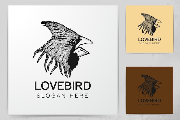 Inspiración para el diseño del logotipo de Head Bird