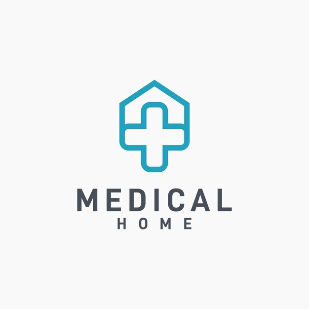 inspiración para el diseño del logotipo del hogar médico