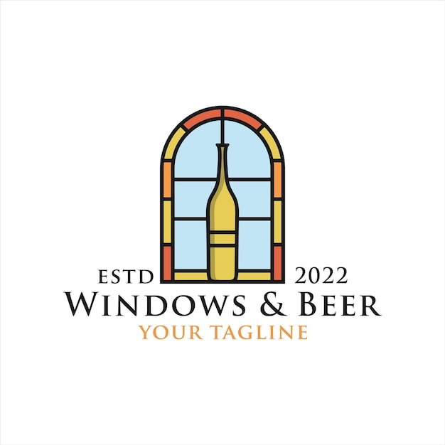 Inspiración en el diseño del logotipo de Holy Brewing y Windows.