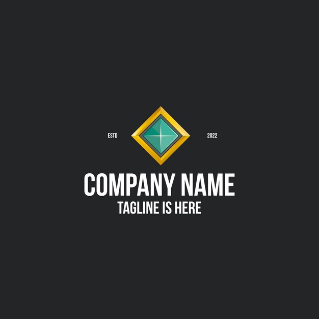 Inspiración en el diseño del logotipo de joyería de jade
