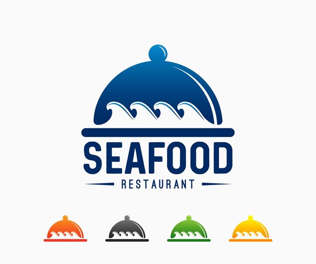 Inspiración en el diseño del logotipo de mariscos