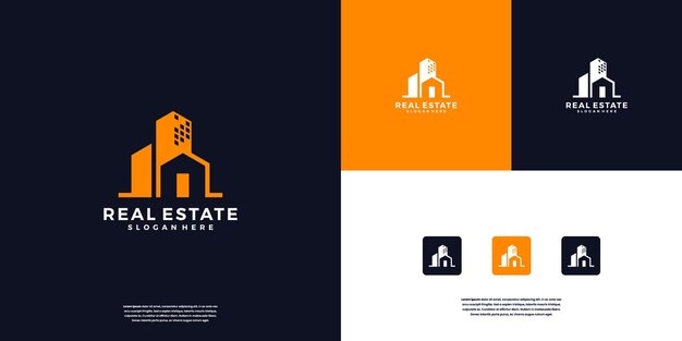 Inspiración para el diseño del logotipo de Minimalist Building Real Estate