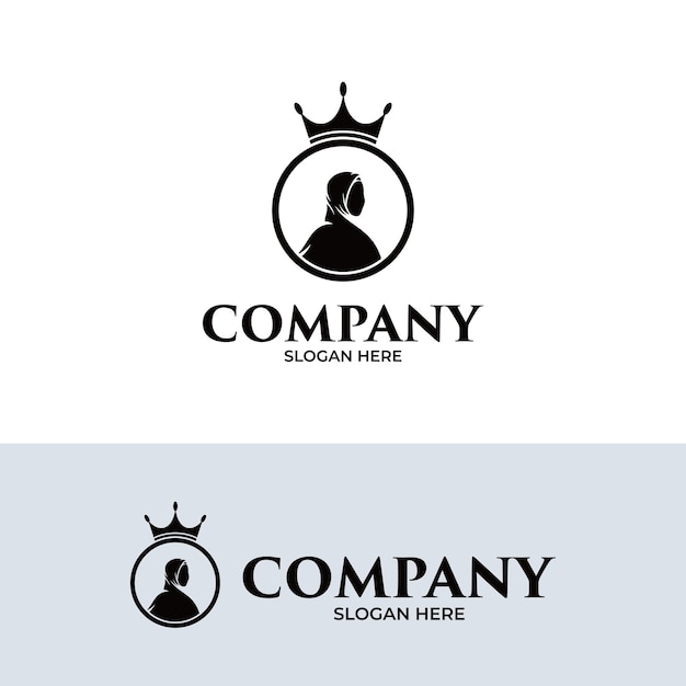 Inspiración para el diseño del logotipo de moda Hijab
