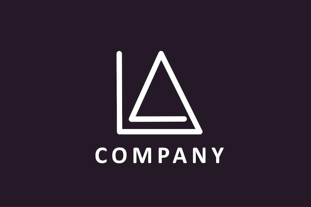 Inspiración en el diseño del logotipo de Monogram Initials LA Beauty Lettering