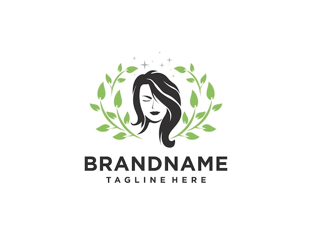 inspiración para el diseño del logotipo de mujeres de salón