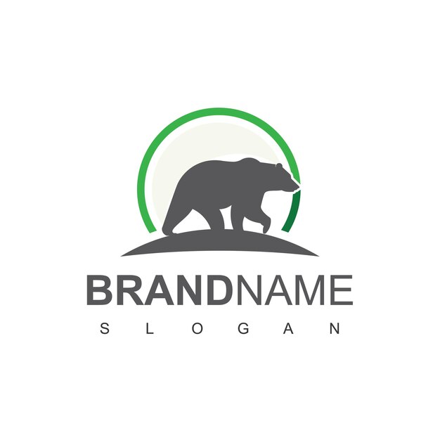 Inspiración De Diseño De Logotipo De Oso
