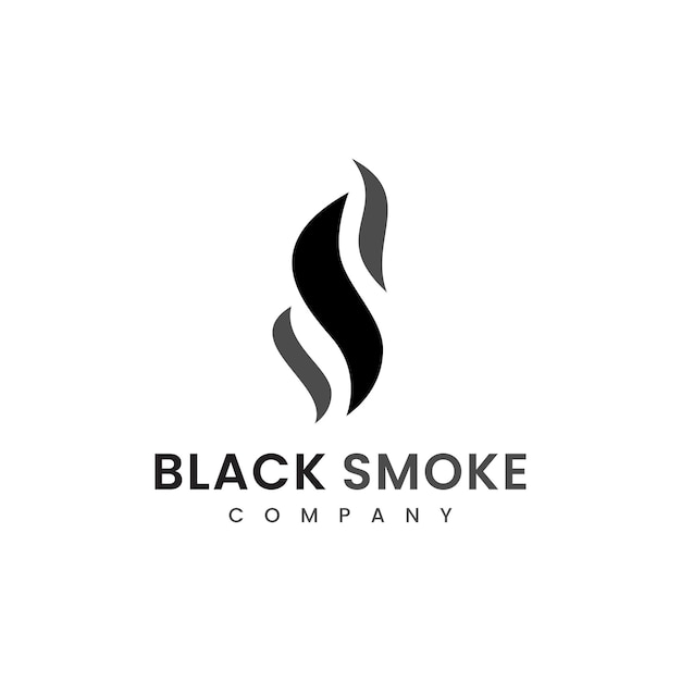 Inspiración para el diseño del logotipo de Smoke Fire Flame Torch Burn