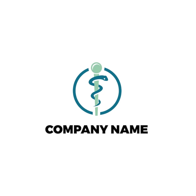 Inspiración en el diseño del logotipo de Snake Spring Healthcare