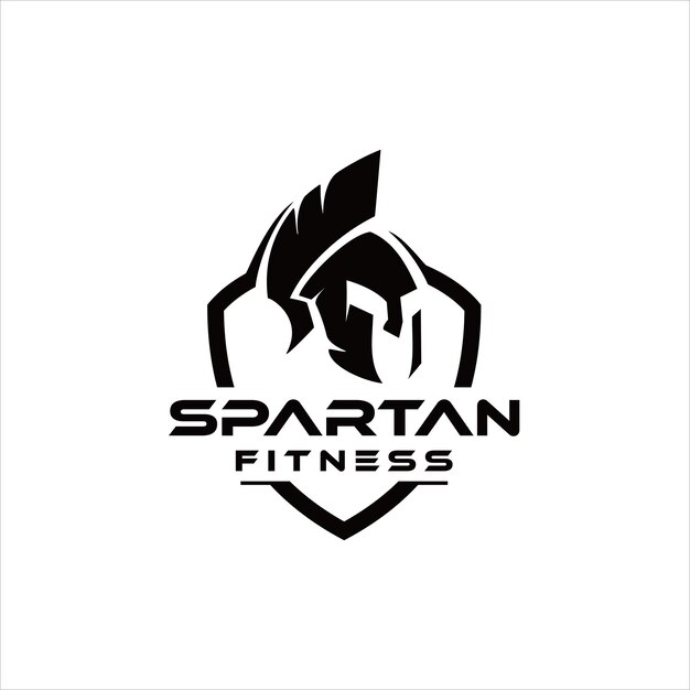 Vector inspiración en el diseño del logotipo spartan fitness and gym logo vector fitness logo bodybuilding logo