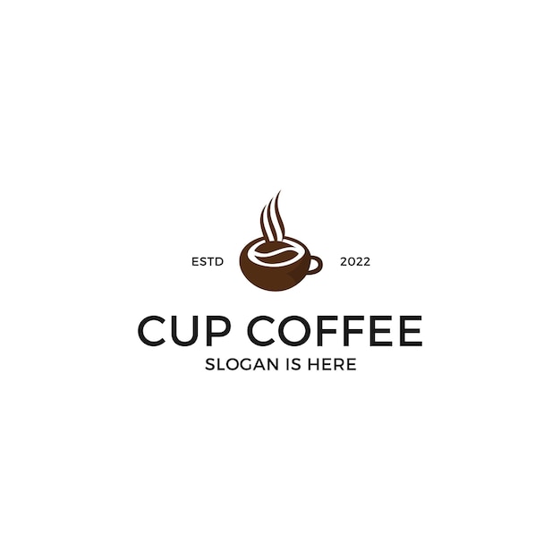 Inspiración en el diseño del logotipo de taza de café