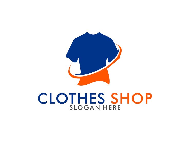 Vector inspiración en el diseño del logotipo de la tienda de ropa logotipo de la tienda de ropa logotipo de la ropa ilustración vectorial