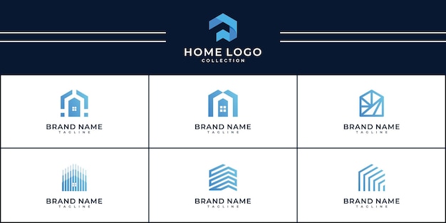 Inspiración para el diseño de logotipos de casas modernas y de lujo