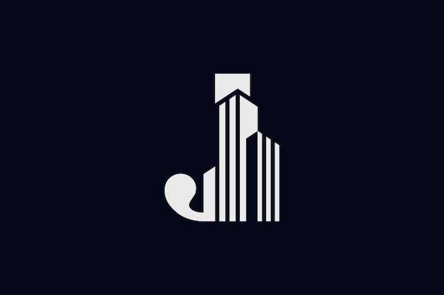Inspiración para el diseño de logotipos de iconos de construcción con idea creativa