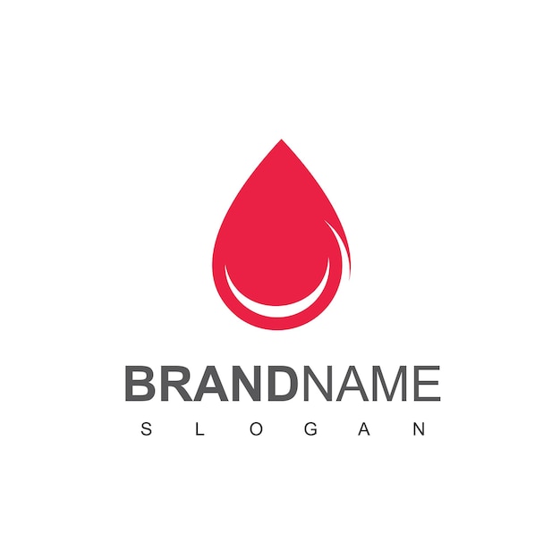 Inspiración para el diseño de logotipos de sangre