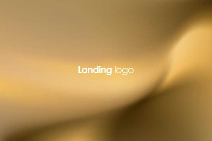 Vector inspiración de diseño de página con fondo abstracto. tonos de oro patrón de fondo degradado