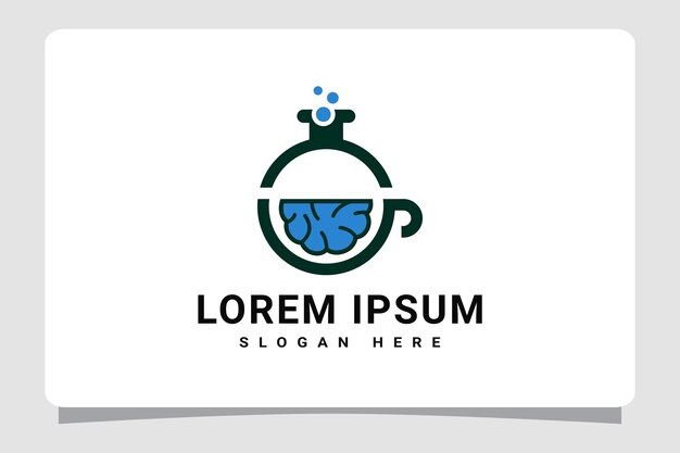 Inspiración de diseño de plantilla de logotipo de brain lab