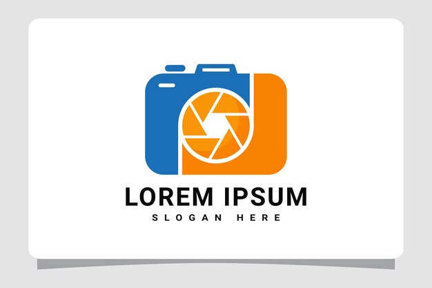 Inspiración de diseño de plantilla de logotipo de cámara de fotografía