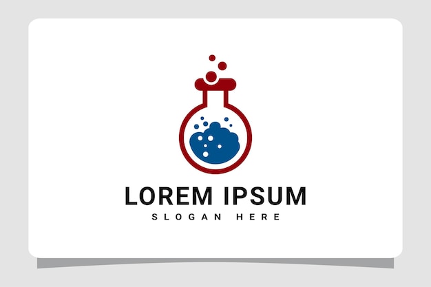 Inspiración de diseño de plantilla de logotipo de laboratorio de ciencia