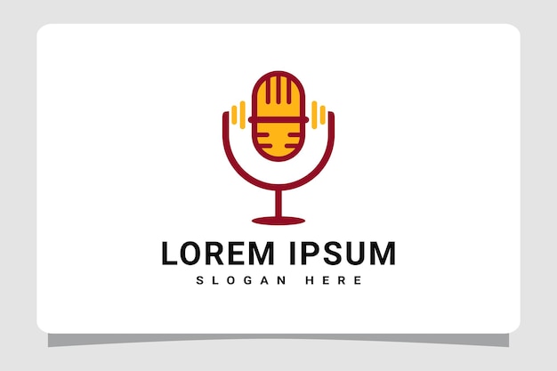 Inspiración de diseño de plantilla de logotipo de radio Podcast