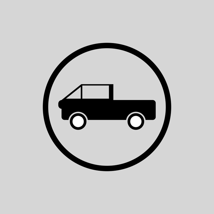 inspiración de diseño de vector de camión de ilustración