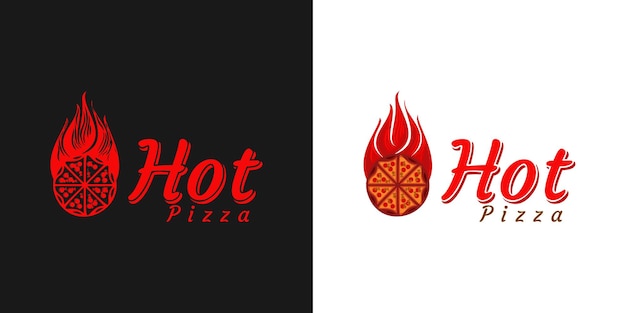 Inspiración para diseños de logotipos de pizza caliente