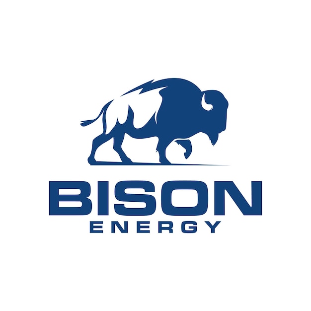 Inspiración en el logo de Bison Energy, relámpago