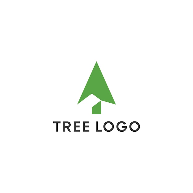 Vector inspiración logo forma resumen árbol