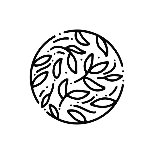 Inspiración en el logotipo de diseño de decoración de flores.
