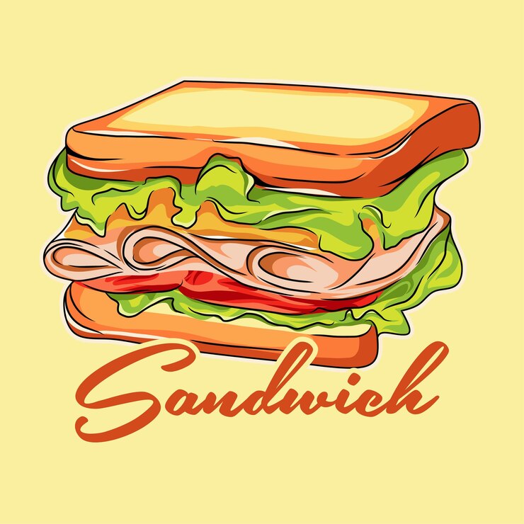 Inspiración para el logotipo de la ilustración de comida rápida