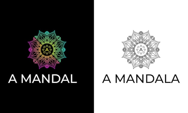 Inspiración en el logotipo de Mandala con la última A