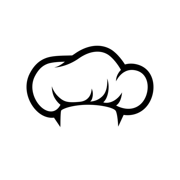 Inspiración de la plantilla de diseño del logotipo del chef, ilustración vectorial.