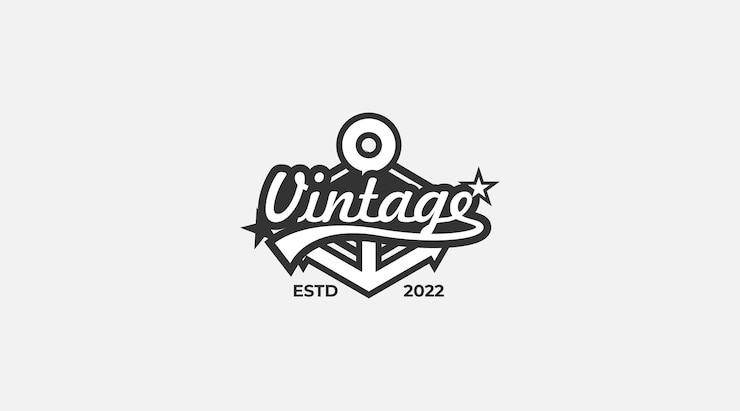 Vector inspiración de plantilla de diseño de logotipo vintage, ilustración vectorial. logotipo retro