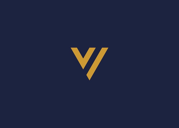 La inspiración de la plantilla de diseño vectorial del icono del logotipo de la letra v