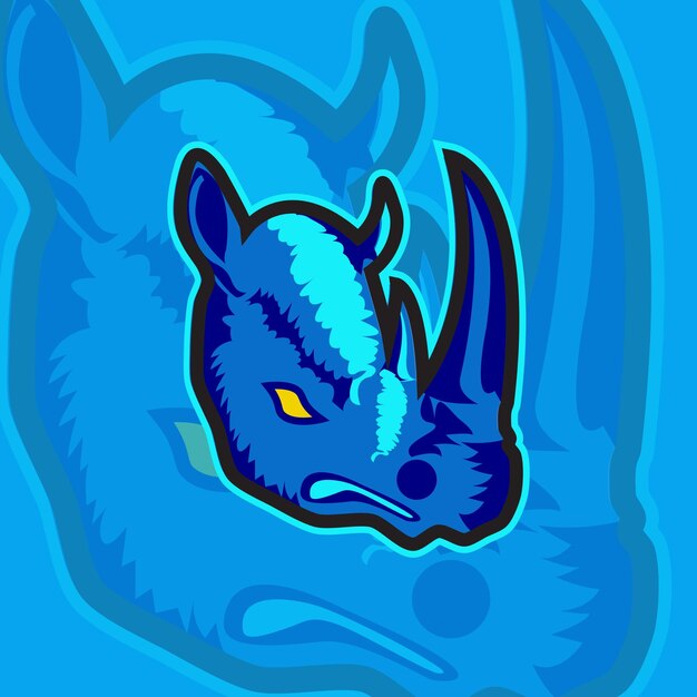 inspiración rhino logo esport design