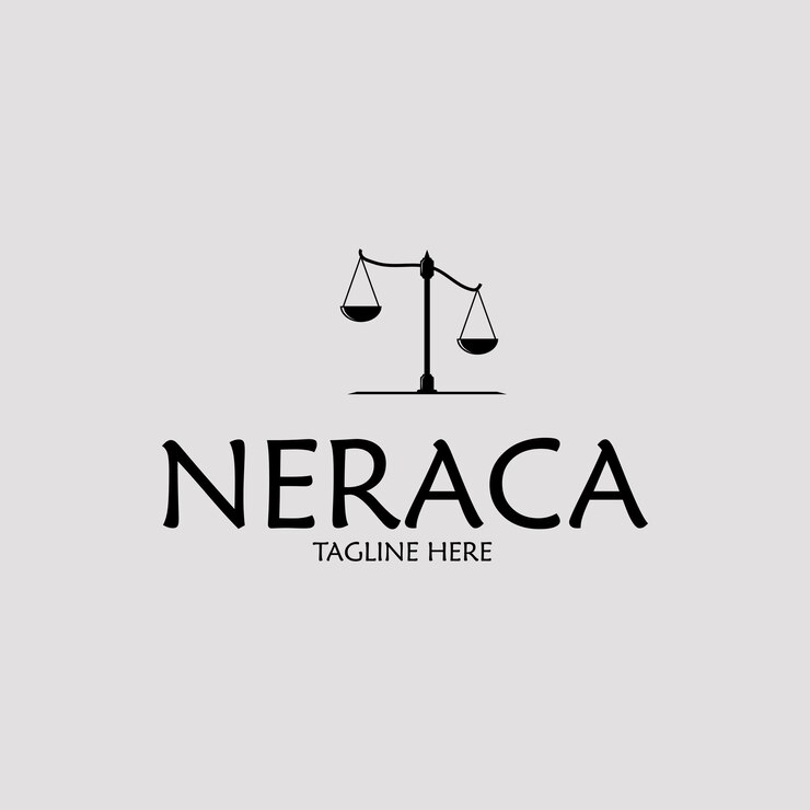 inspiración simple para el diseño del logotipo de neraca