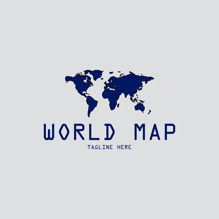 inspiración del vector del mapa del mundo meta