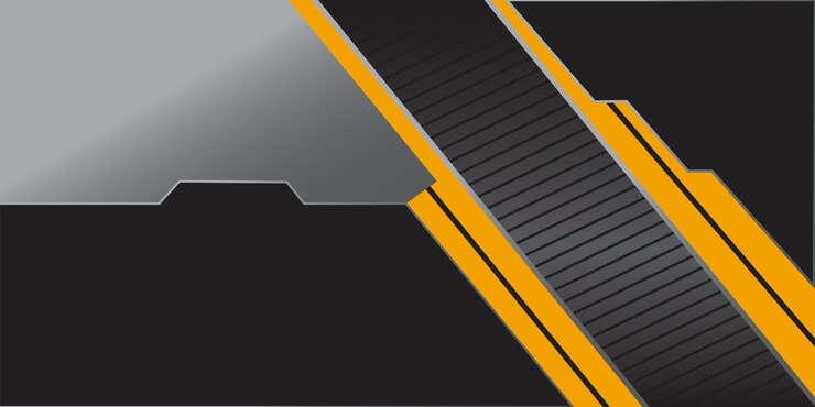 inspiración vectorial de diseño de fondo amarillo y negro